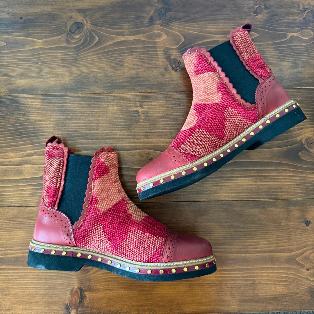 Free People Textile Atlas Chelsea Boot - Picture 1 of 8